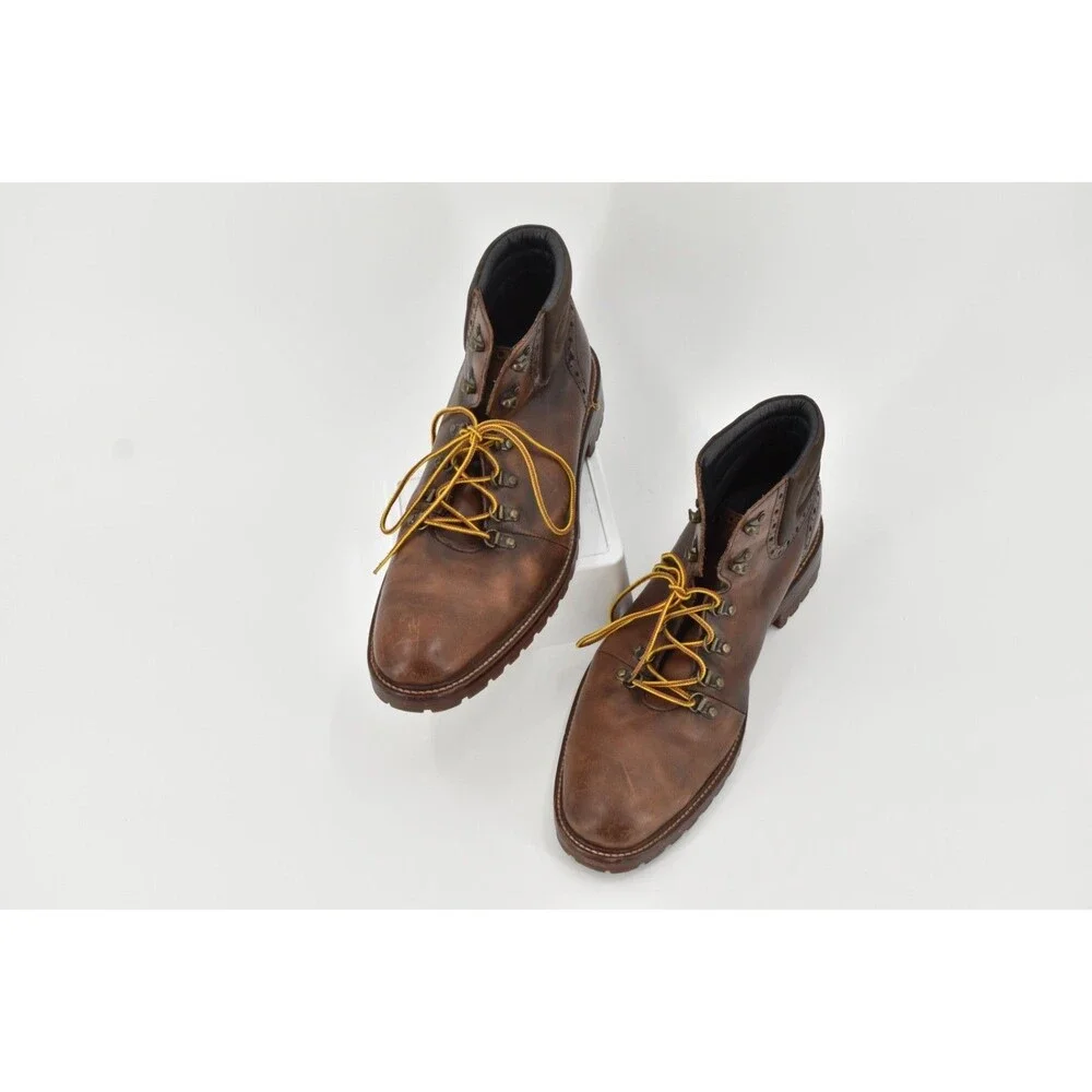 Johnston & Murphy EST. 1850 Karnes Alpine Boots – Mahogany Leather & Nubuck 12
